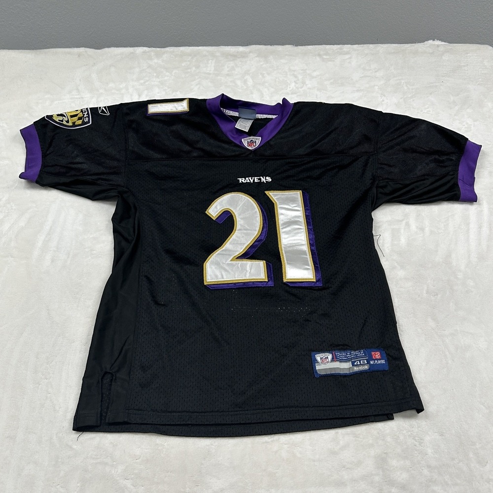 Reebok Football Jersey Mens 48 Black Baltimore Ravens Lardarius Webb 21 NFL